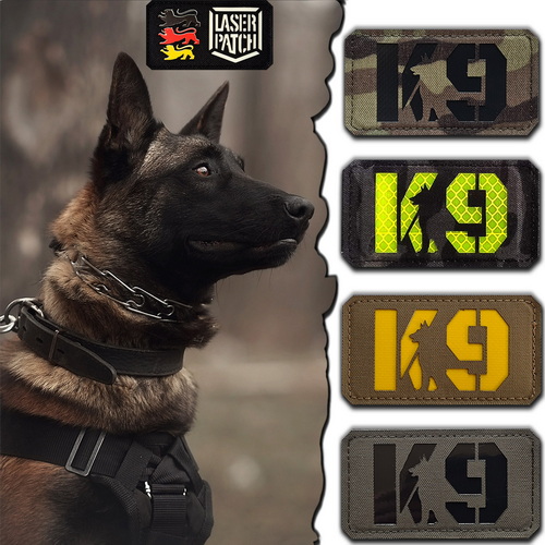 K9 Laser Cut Patch: Ein Symbol von Treue, Schutz und Gemeinschaft