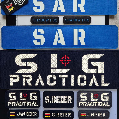 Stilvoll Verbunden: Rückenpatch Laser Cut Patch für Polizei und Armee