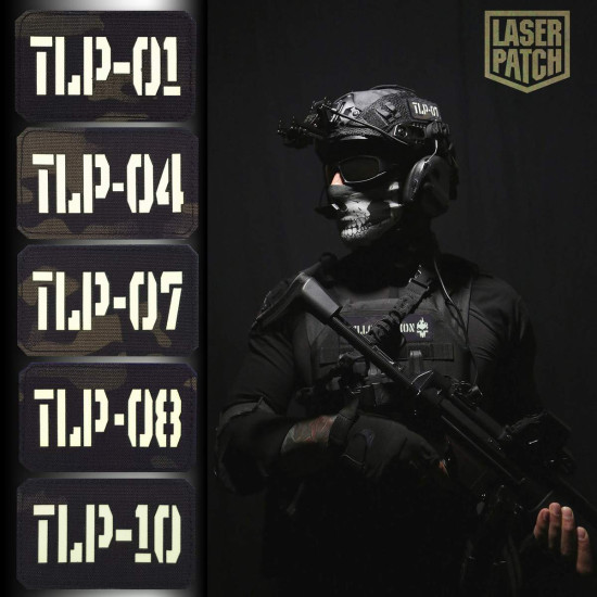 Individuelles Callsign Namenband - Militärisches Taktisches - Lasercut Patch mit Klett