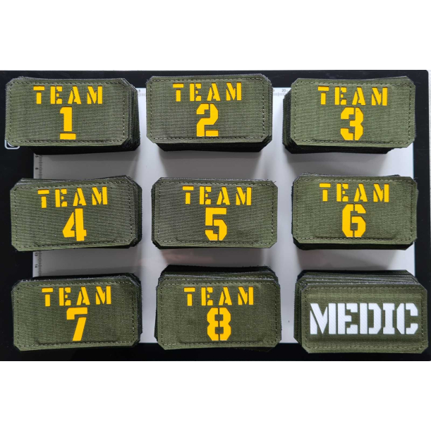 Individuelles Callsign Namenband - Militärisches Taktisches - Lasercut Patch mit Klett