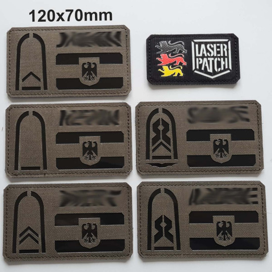 Chestrigs - Plattenträger - für die Tactical Vest Benutzerdefinierter - Lasercut Patch mit Klett