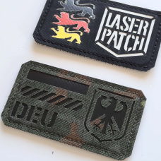 Deutschland Tactical Lasercut Patch