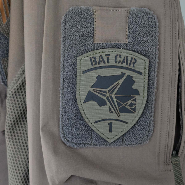Swiss Army - Bat Car | Schweizer Armee Schützenbataillon  - Lasercut Patch mit Klett