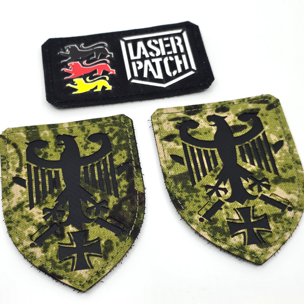 Kommando Heer Deutsches Armee Kommando Taktischer - Lasercut Patch mit Klett