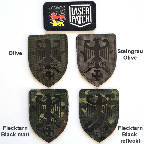 Kommando Heer Deutsches Armee Kommando Taktischer - Lasercut Patch mit Klett