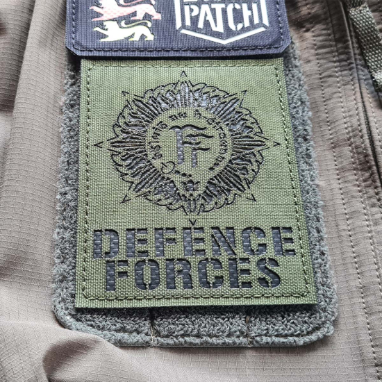Ireland Defence Forces - Lasercut Patch mit Klett