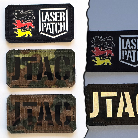JTAC | Joint Terminal Attack Controller - Lasercut Patch mit Klett