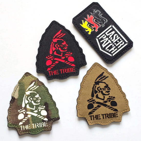 Navy SEALs Red Team Six Squadron The Tribe – Lasercut Patch mit Klett