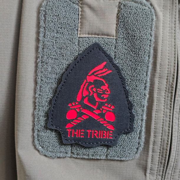 Navy SEALs Red Team Six Squadron The Tribe – Lasercut Patch mit Klett