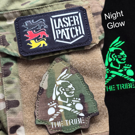 Navy SEALs Red Team Six Squadron The Tribe – Lasercut Patch mit Klett