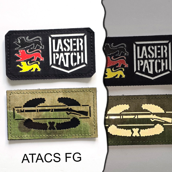 US Army Combat Infantryman Badge CIB Taktischer - Lasercut Patch mit Klett