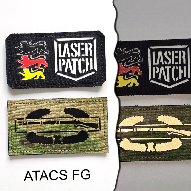 US Army Combat Infantryman Badge CIB Taktischer - Lasercut Patch mit Klett