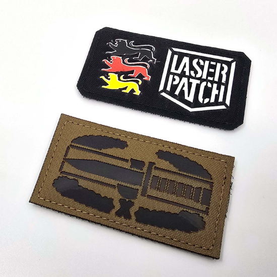 US Army Combat Action - Lasercut Patch mit Klett