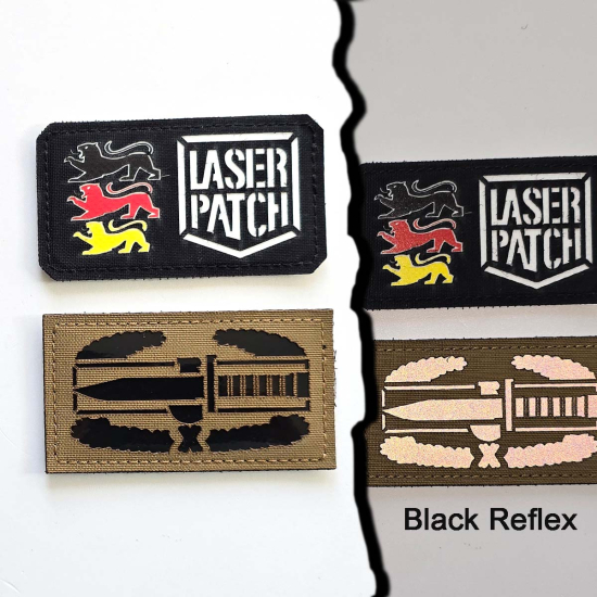 US Army Combat Action - Lasercut Patch mit Klett
