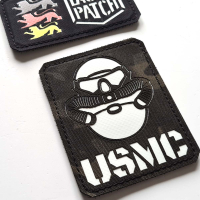 Armee Taucher Taktischer Lasercut Patch mit Klett