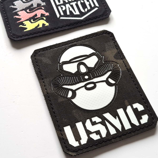 Armee Taucher Taktischer Lasercut Patch mit Klett