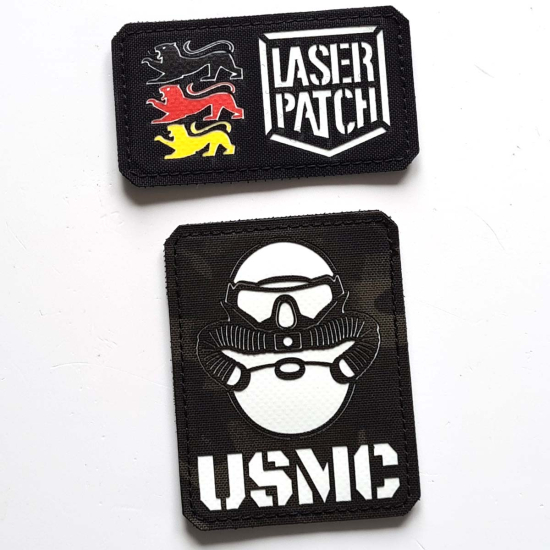 Armee Taucher Taktischer Lasercut Patch mit Klett