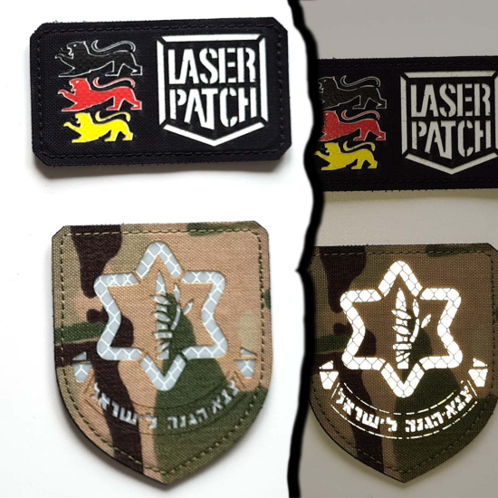 IDF Israel Verteidigungskräfte Militär Taktischer - Lasercut Patch mit Klett