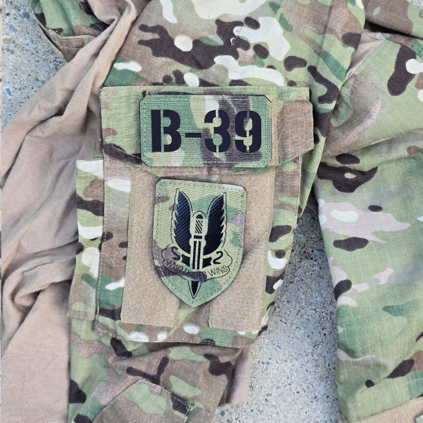 SAS Special Air Service Britische Spezialkräfte Taktischer - Lasercut Patch mit Klett