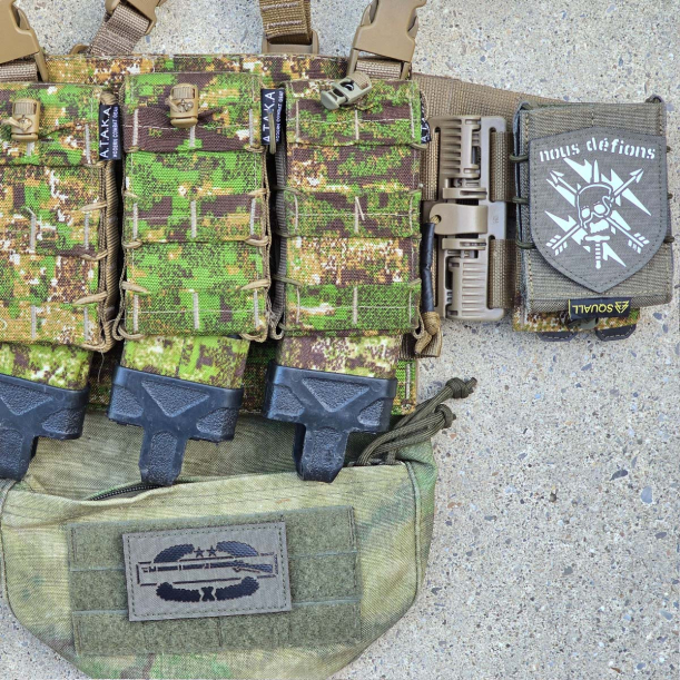 Delta Force US Spezialeinsatzkommando Taktischer - Lasercut Patch mit Klett