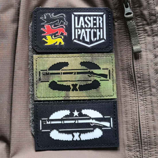US Army Combat Infantryman Badge CIB Taktischer - Lasercut Patch mit Klett