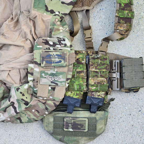 US Army Combat Infantryman Badge CIB Taktischer - Lasercut Patch mit Klett