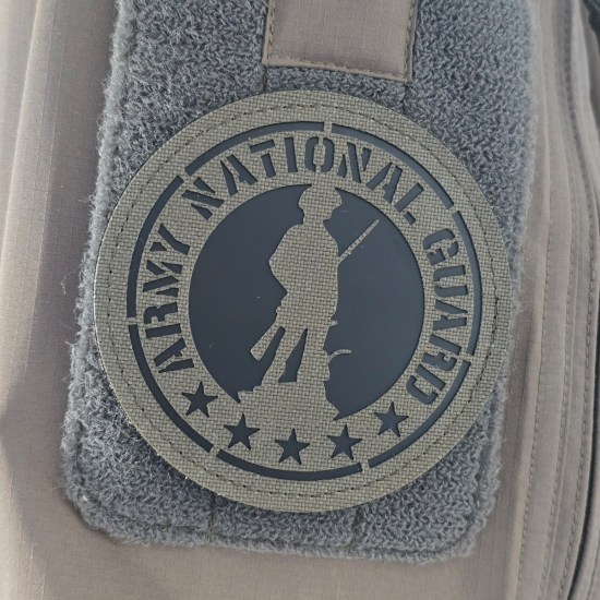 US Army National Guard – Lasercut Patch mit Klett