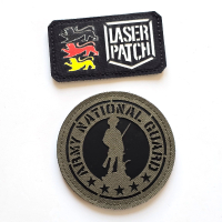 US Army National Guard – Lasercut Patch mit Klett