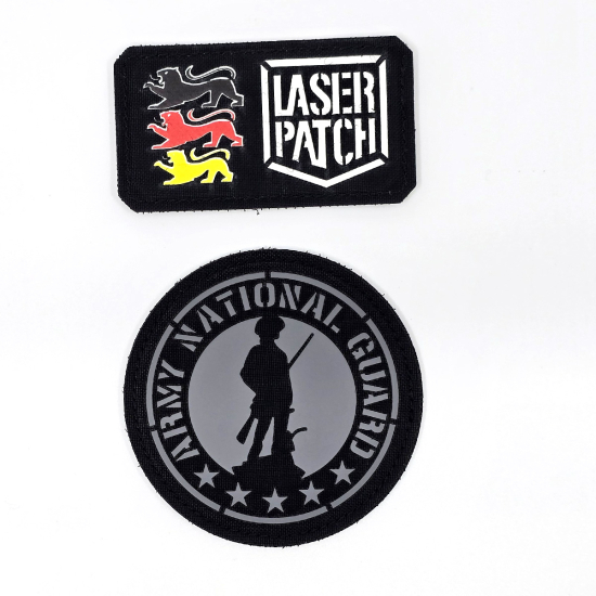 US Army National Guard – Lasercut Patch mit Klett