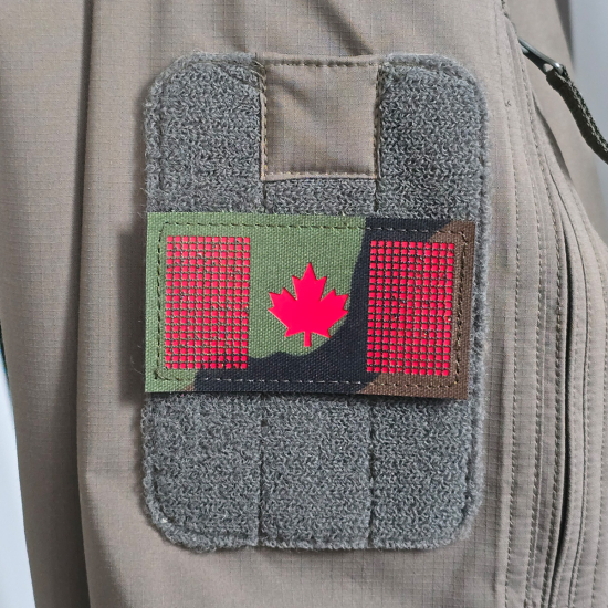 Kanada Flagge Patch - Taktischer Multicam Arid
