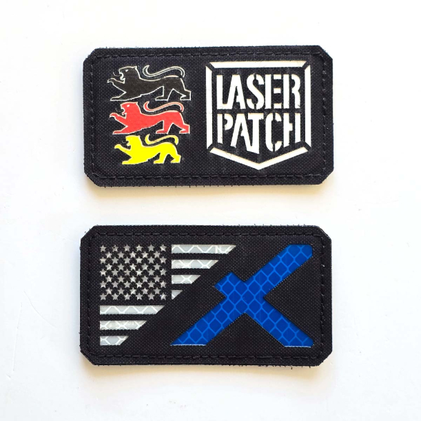USA - Schottischer Flagge Lasercut Patch - Schottischer - Amerikanisches Erbe