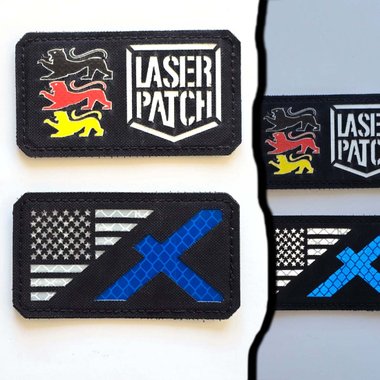USA - Schottischer Flagge Lasercut Patch - Schottischer - Amerikanisches Erbe