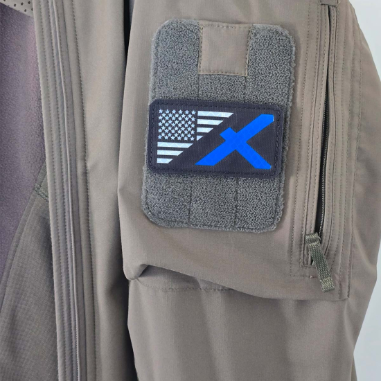 USA - Schottischer Flagge Lasercut Patch - Schottischer - Amerikanisches Erbe