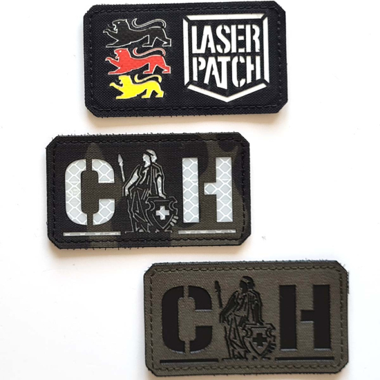 Schweiz Flaggen-Patch - Helvetia Kreuz