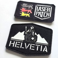 Schweiz Flaggen-Patch - Helvetia Kreuz