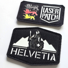 Schweiz Flaggen-Patch - Helvetia Kreuz