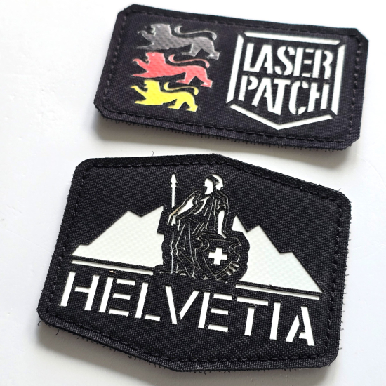 Schweiz Flaggen-Patch - Helvetia Kreuz