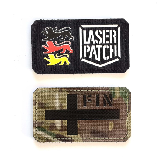 Finnland Flagge Patch - Nordisches Kreuz