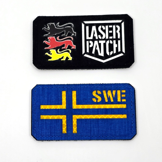 Finland | Norway | Denmark |Sweden - Flag Lasercut Patch