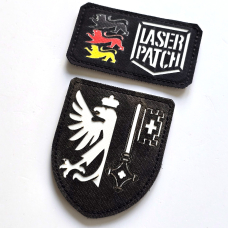 Genf Schweiz Wappen Lasercut Patch