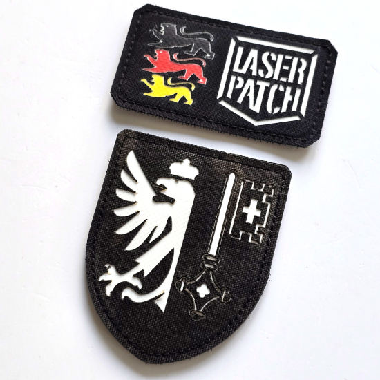 Genf Schweiz Wappen Lasercut Patch