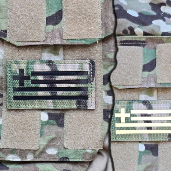 Griechenland Flagge Patch - Hellenische Nation