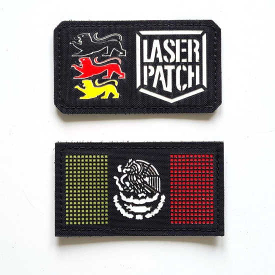 Mexico Tactical Flag Laser Patch