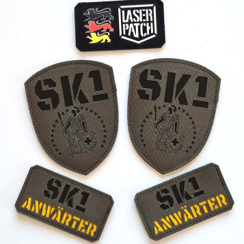 SK1 Airsoft schweiz laser cut patch