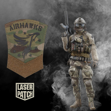 airhawks multicam airsoft laser patch