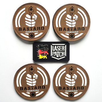 bastard airsoft lasercut patch