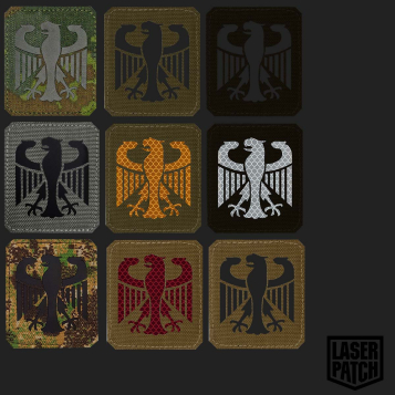 deutschland bundesadler ir laser patch 1