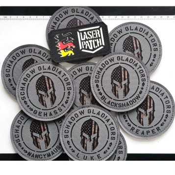gladiator germany airsoft laser cut patch