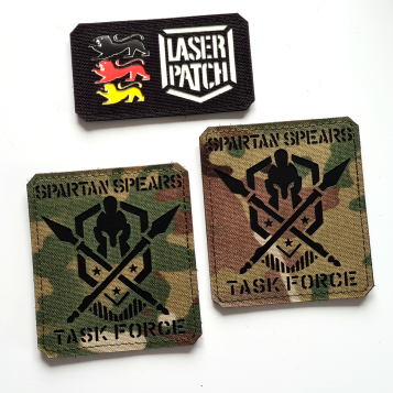 spartan spears laser cut patch