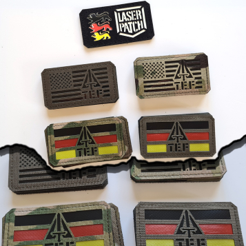 tef airsoft flag laser cut patch